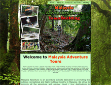 Tablet Screenshot of malaysia-adventuretours.com